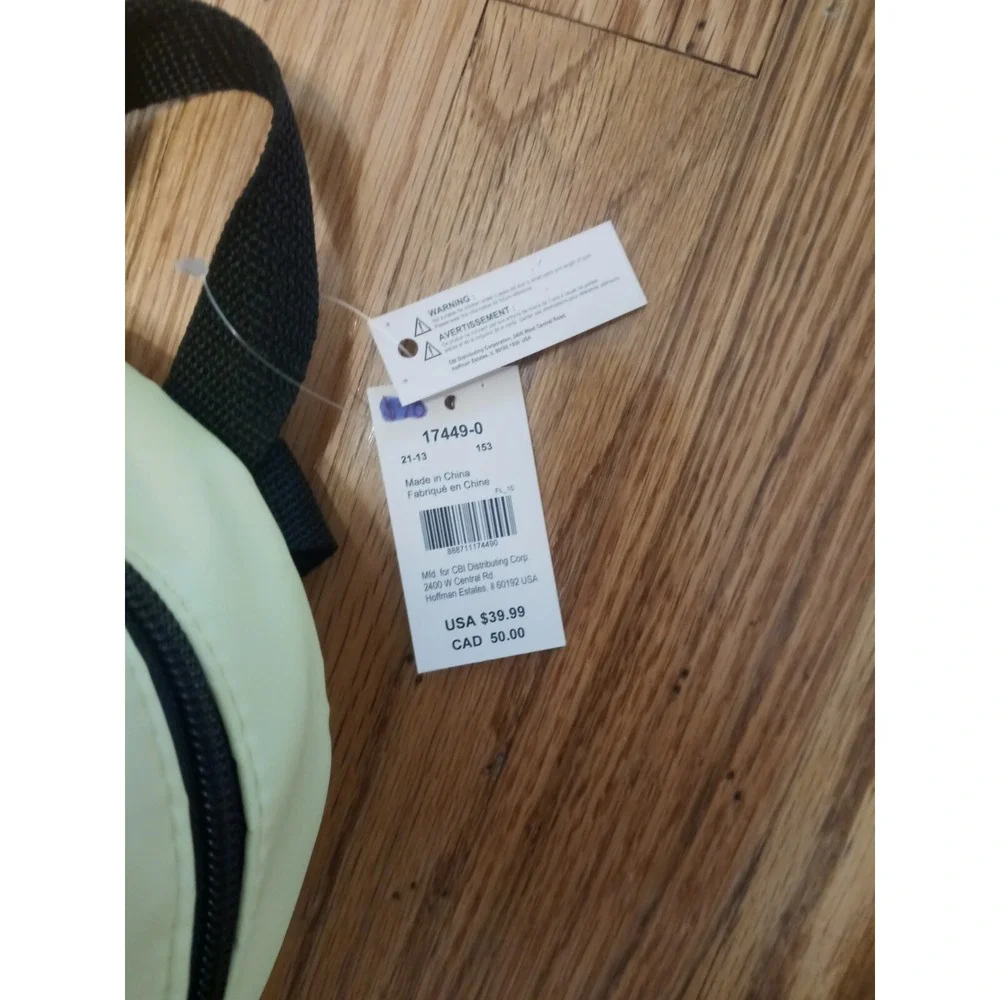 Claire's Backpack Bookbag Initial C Yellow